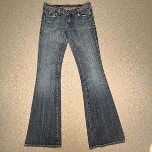 Citizens of Humanity Ingrid #002 Mid Wash Low Waist Stretch Flare Jean | Sz 27